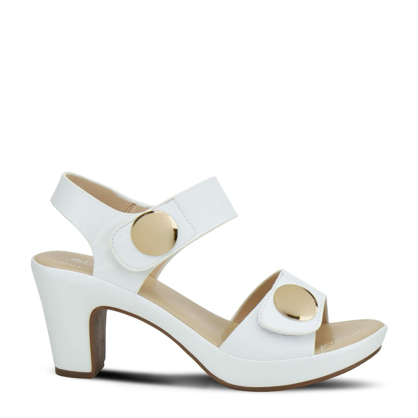 Patrizia Women's Dade-Smooth Sandals White EU 41 / US 9.5-10