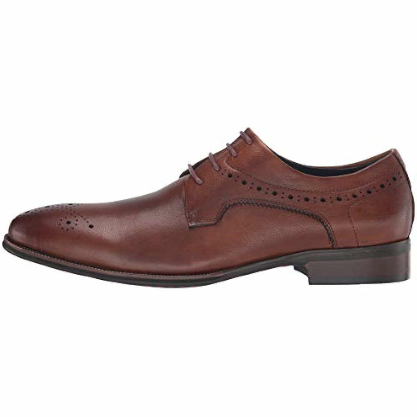 Spring Step Men's Charlie Leather Lace-Up Wingtip Shoe Brown