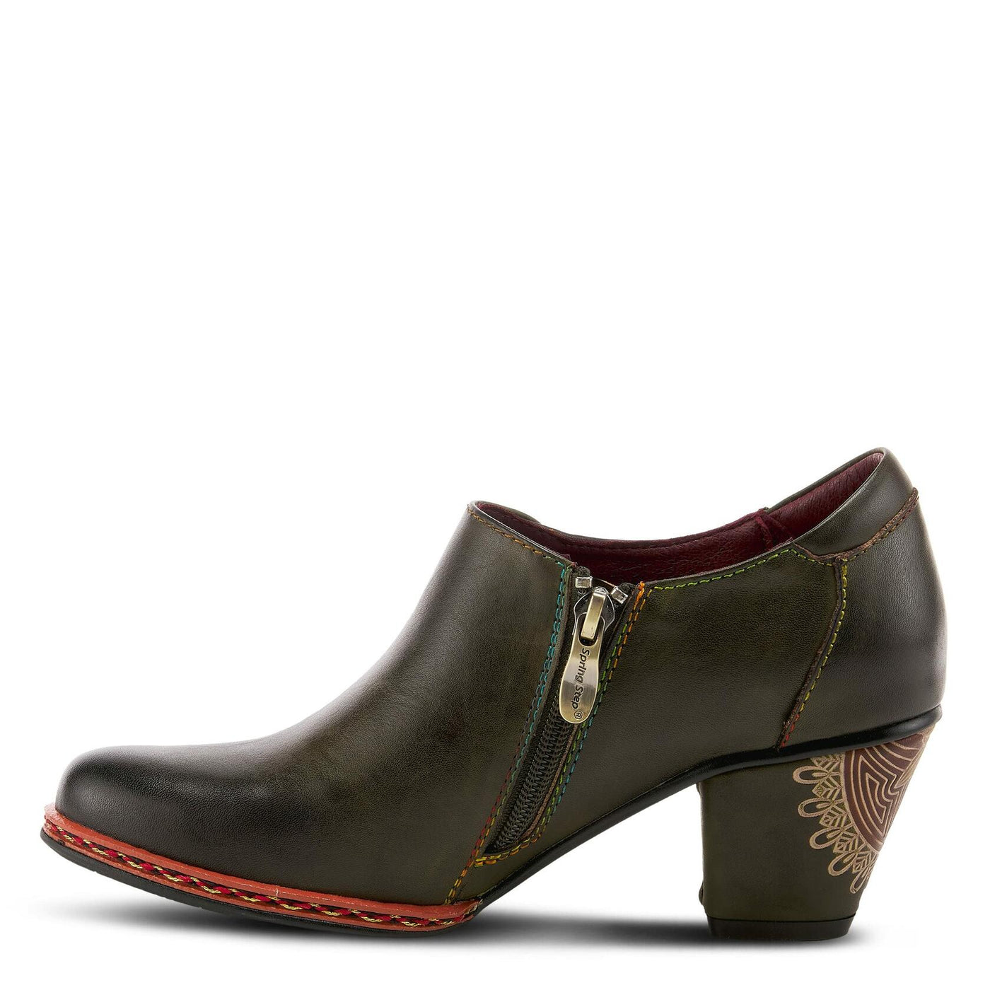 Spring Step L'Artiste Women's Zami Shootie Olive Green EU 41 / US 9.5-10