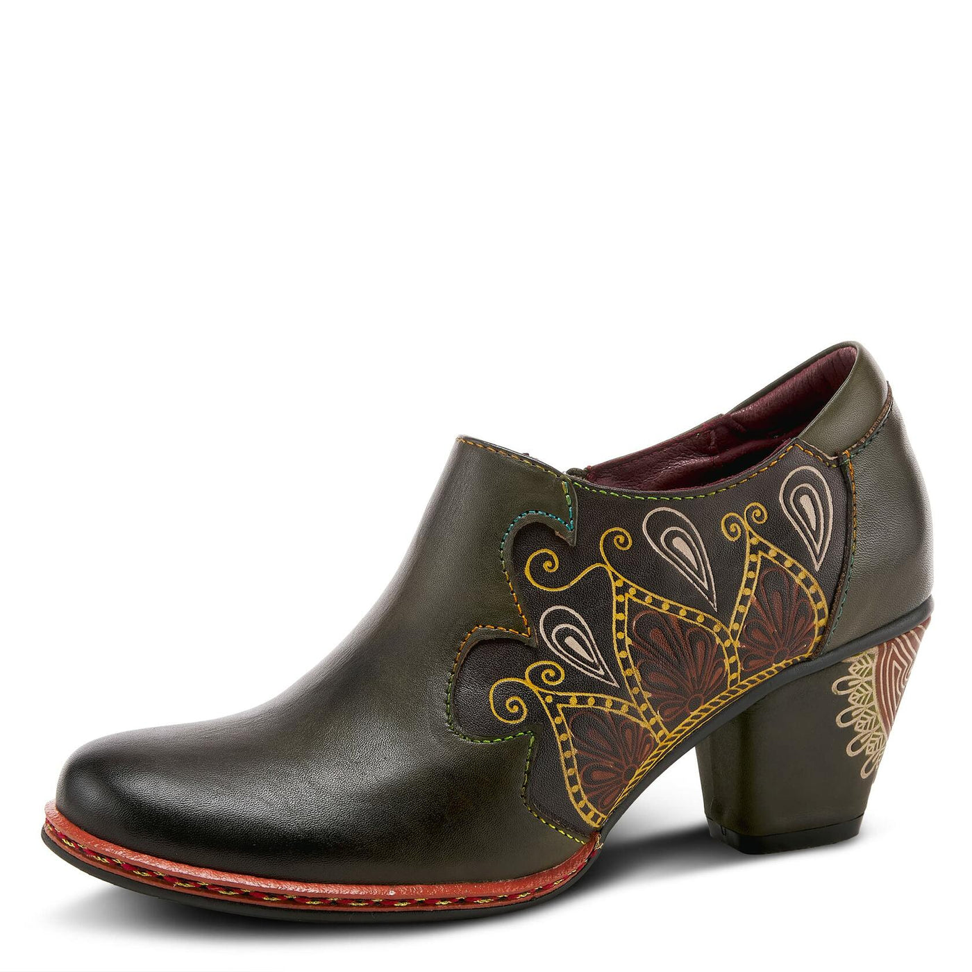 Spring Step L'Artiste Women's Zami Shootie Olive Green EU 35 / US 5