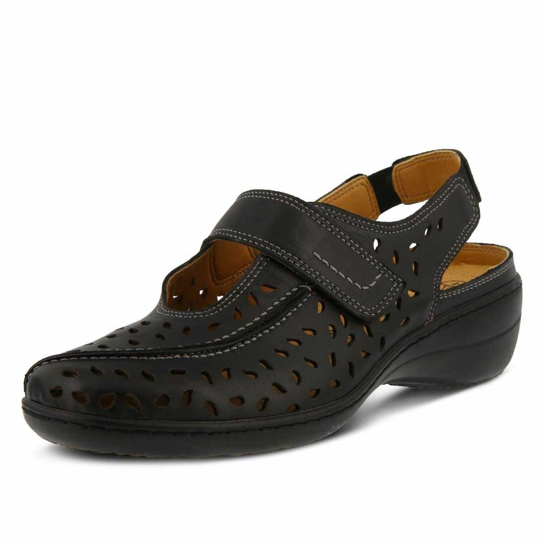 Spring Step womens FOGO Mary Jane Flat, BLACK 10.5 - 11 medium US