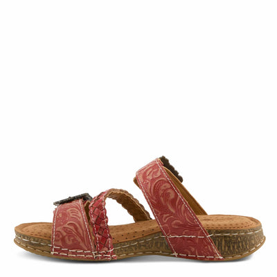 Spring Step L'Artiste Women's Astra Slide Sandal Red EU 40 / US 9