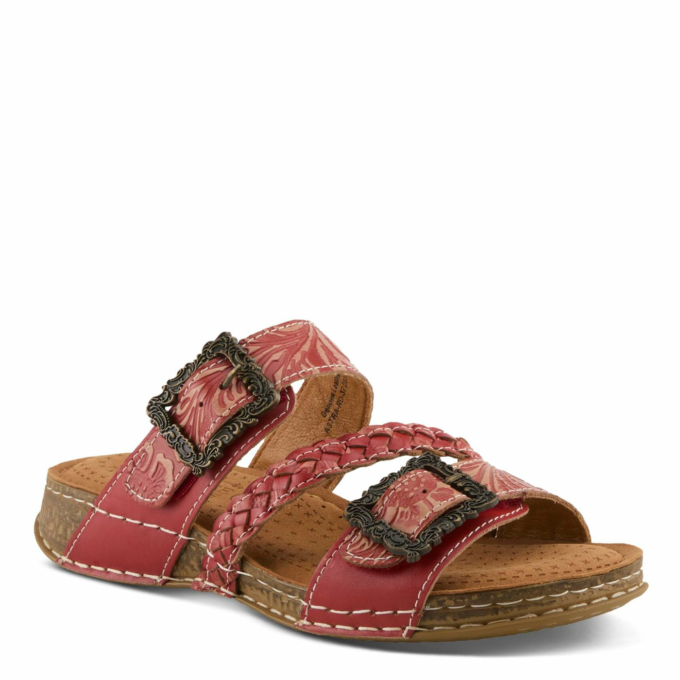 Spring Step L'Artiste Women's Astra Slide Sandal Red EU 40 / US 9