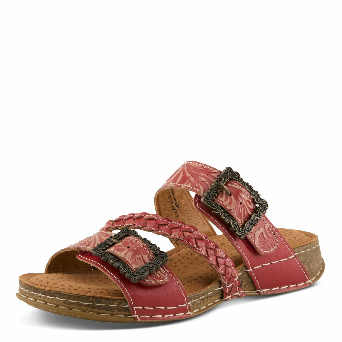 Spring Step L'Artiste Women's Astra Slide Sandal Red EU 42 / US 10.5-11