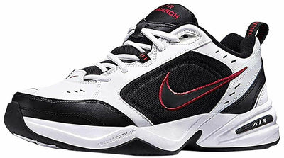 Nike Men's Air Monarch IV Cross Trainer, White/Black/Varsity Red, 6.5