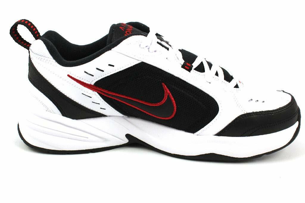 Nike Men's Air Monarch IV Cross Trainer, White/Black, 11.0 Regular US