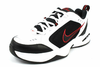Nike Men's Air Monarch IV Cross Trainer, White/Black, 11.0 Regular US
