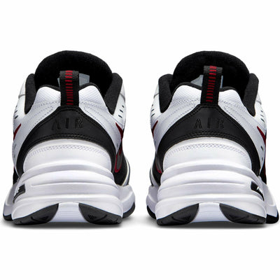 Nike Men's Air Monarch IV Cross Trainer, White/Black/Varsity Red, 6.5