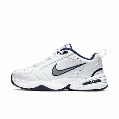 NIKE AIR MONARCH IV (MENS) - 14 White/Metallic Silver