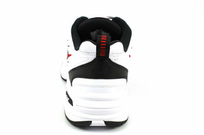 Nike Men's Air Monarch IV Cross Trainer, White/Black, 11.0 Regular US
