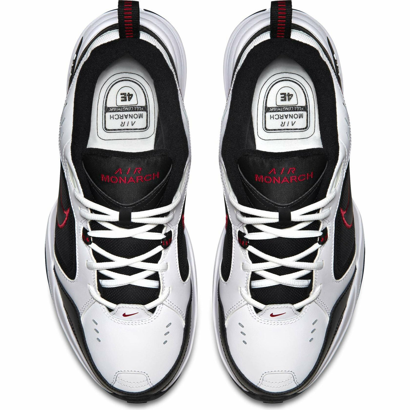Nike Men's Air Monarch IV Cross Trainer, White/Black/Varsity Red, 6.5