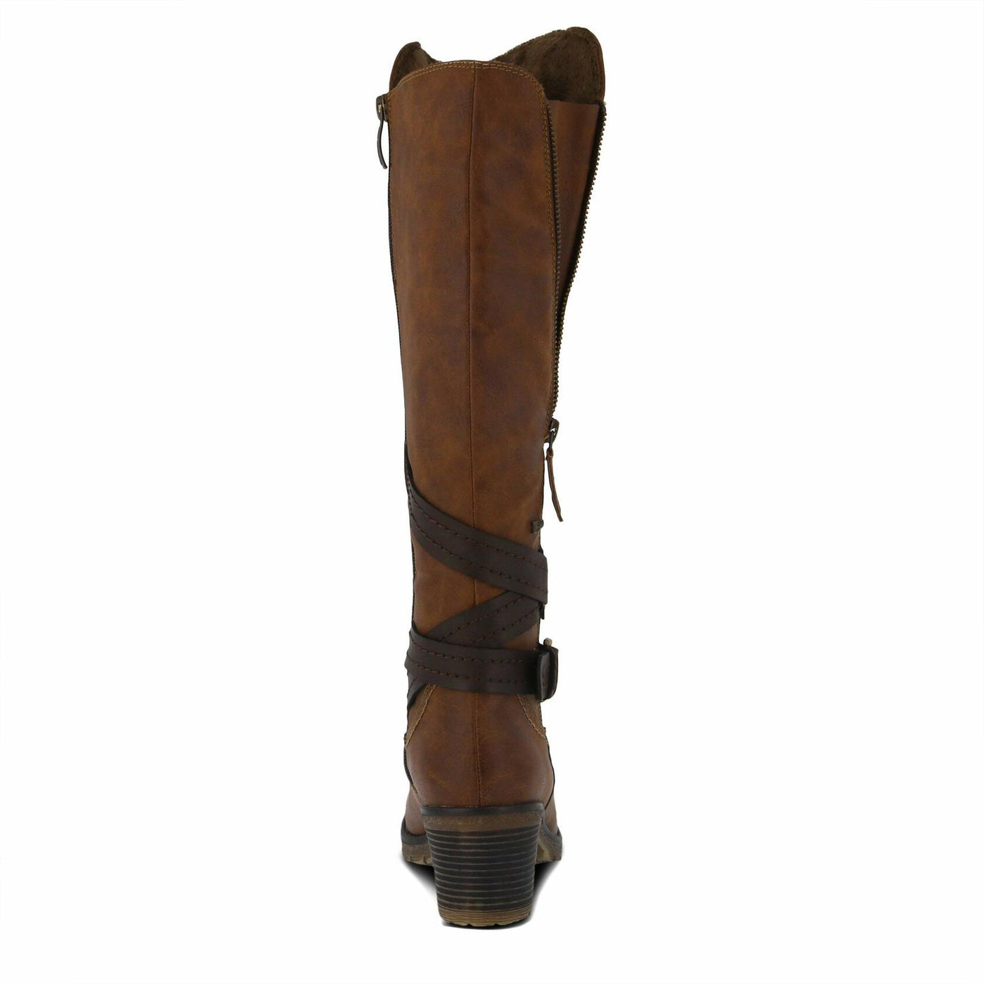 Spring Step Women's Knee High Boot, Brown, 10.5-11