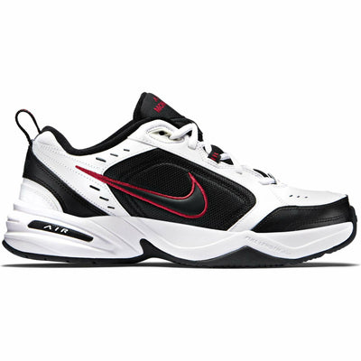 Nike Men's Air Monarch IV Cross Trainer, White/Black/Varsity Red, 6.5
