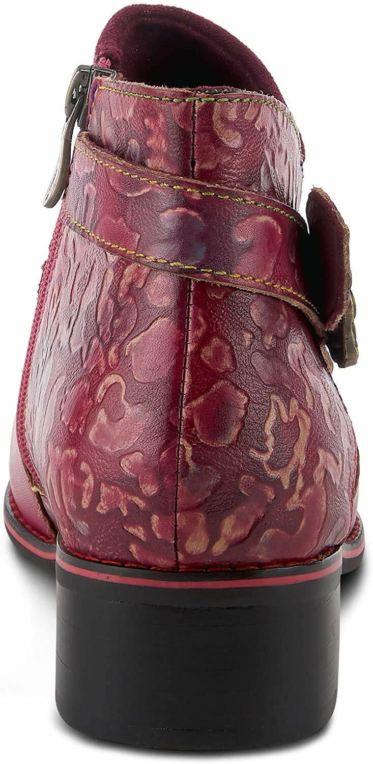L’Artiste by Spring Step Women's TIATIA Ankle Boot, Bordeaux, 5