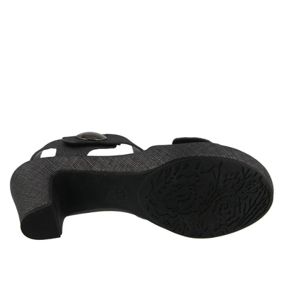PATRIZIA Spring Step Dade Sandals for Women - Ladies Casual Platform Sandal with Hook and Loop - Slip-On Womens Sandals for Any Event - Charcoal EU 39 / US 8.5