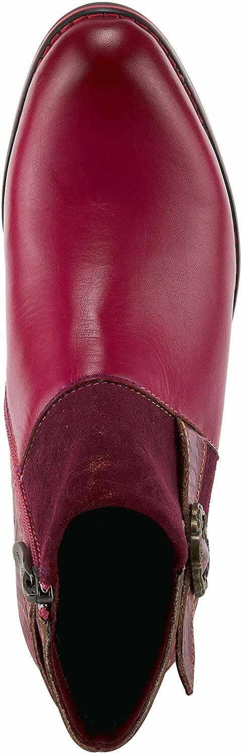 L’Artiste by Spring Step Women's TIATIA Ankle Boot, Bordeaux, 5
