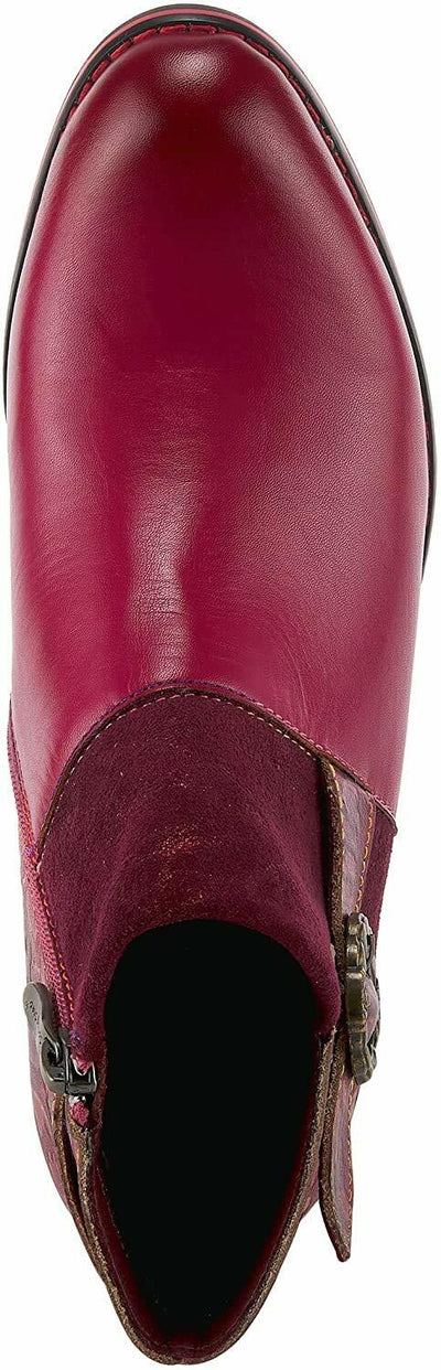 L’Artiste by Spring Step Women's TIATIA Ankle Boot, Bordeaux, 5
