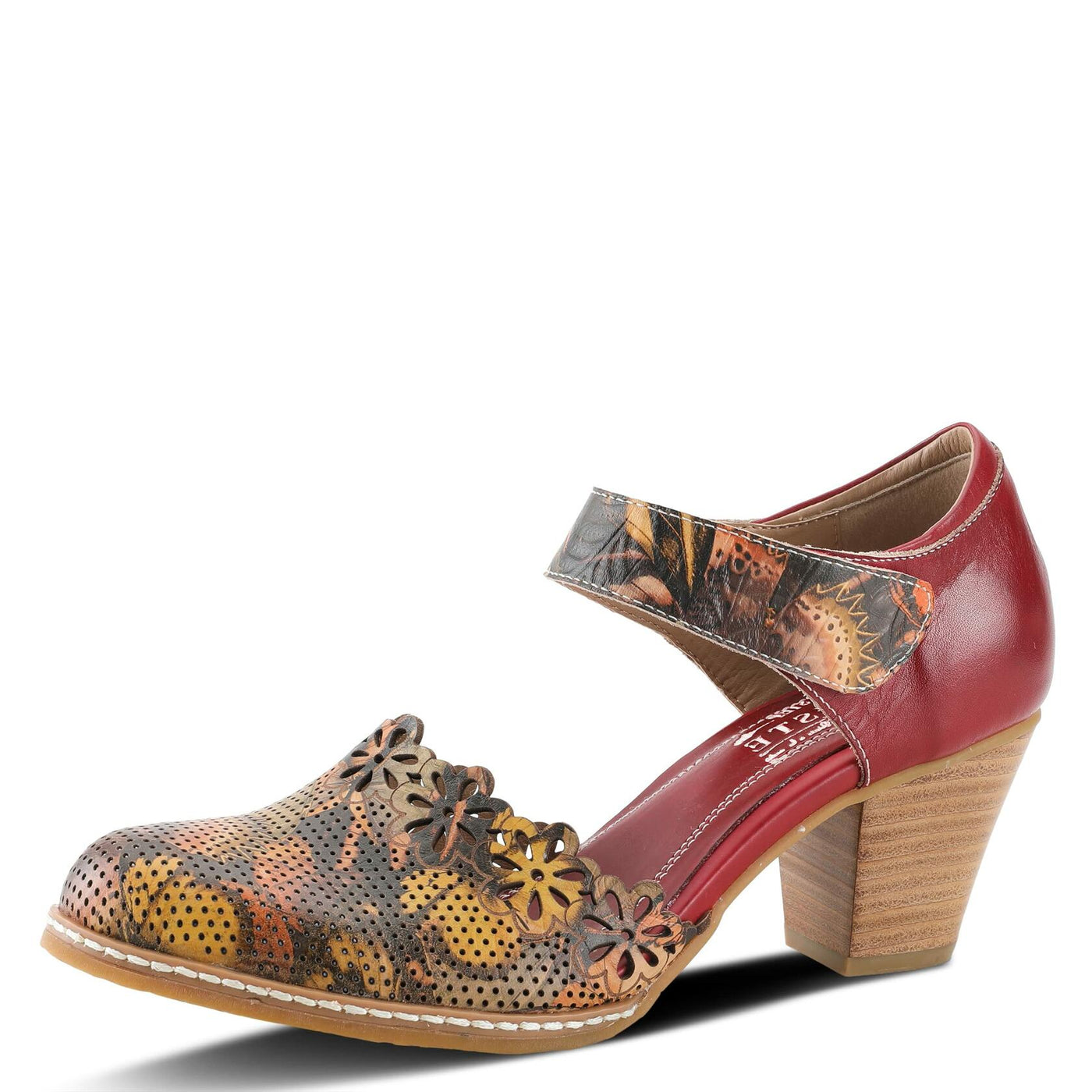 Spring Step L'Artiste Women's Sunset Bootie Dark Red Multi EU 40 / US 9