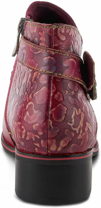 L’Artiste by Spring Step Women's TIATIA Ankle Boot, Bordeaux, 10.5-11