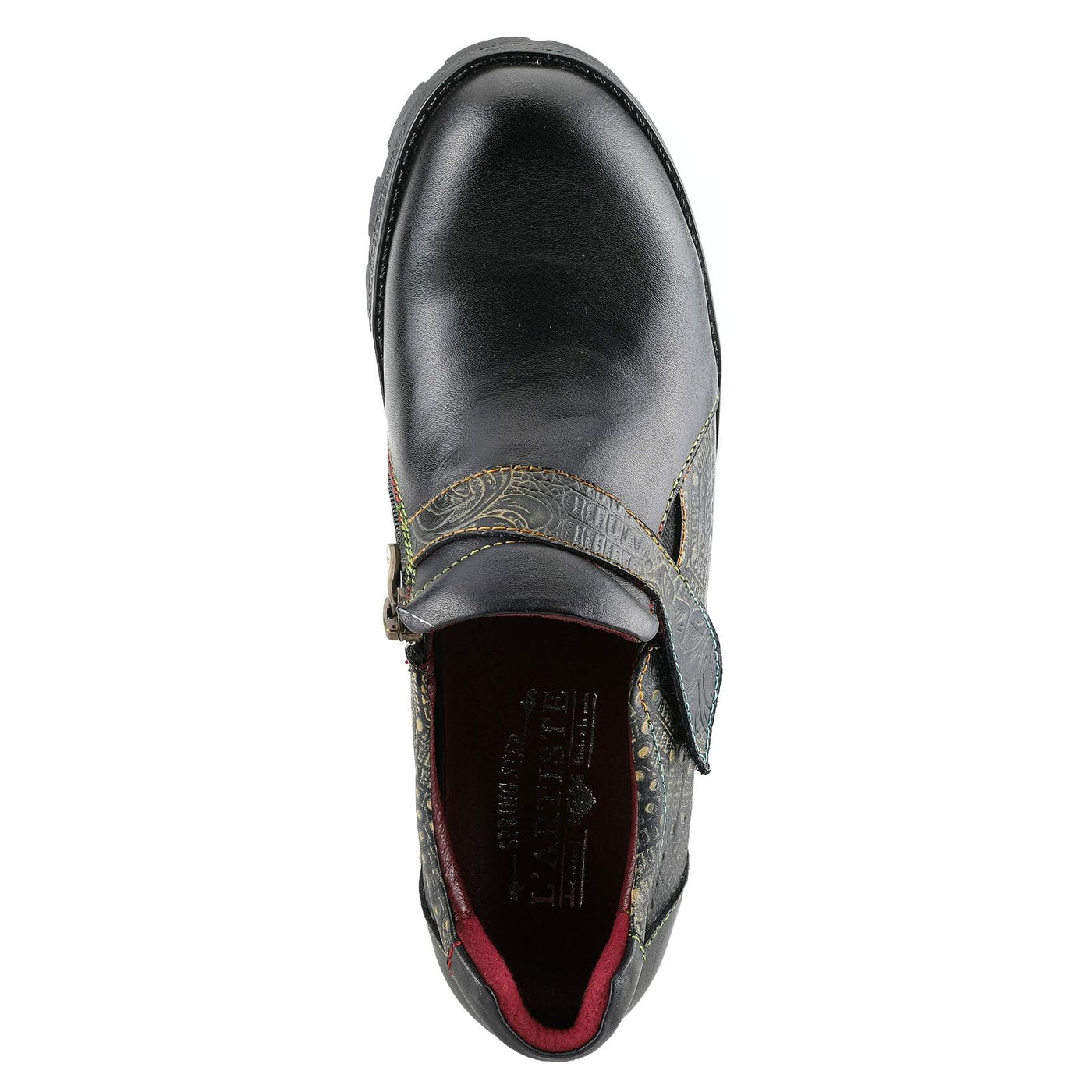 L'Artiste by Spring Step Magda Black Multi EU 37 (US Women's 6.5-7) M