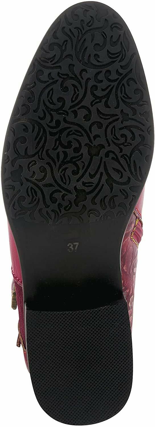 L’Artiste by Spring Step Women's TIATIA Ankle Boot, Bordeaux, 10.5-11