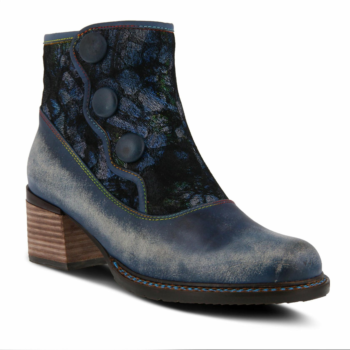 L'Artiste by Spring Step GABORY BLUE Shoe US 6.5-7