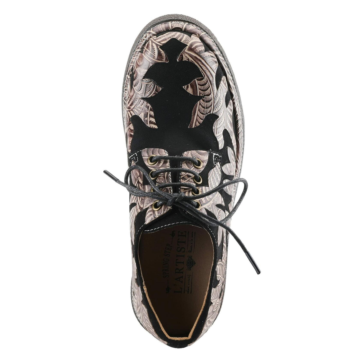 Spring Step L'Artiste Women's Jigsaw Sneaker Black Multi EU 40 / US 9