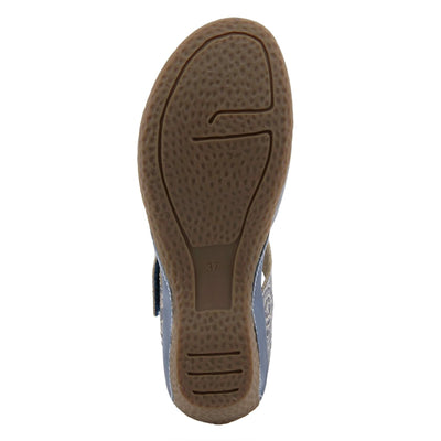 Spring Step L'Artiste Gloss-Pansy Mary Jane Shoes for Women - Ladies Shoes with Hooks and Loops Closure - Womens Shoes for Outdoor, Casuals, Wedding - Navy EU 40 / US 9