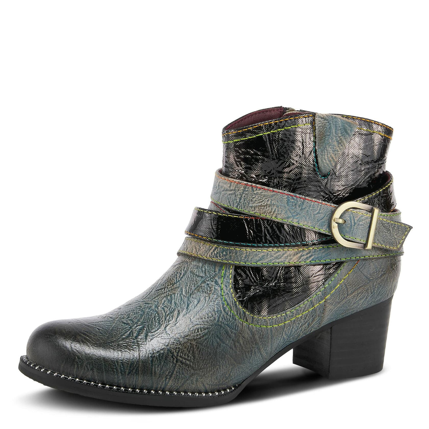 Spring Step L'Artiste Women's Zhamsha-Shine Blue Multi EU 41 / US 9.5-10