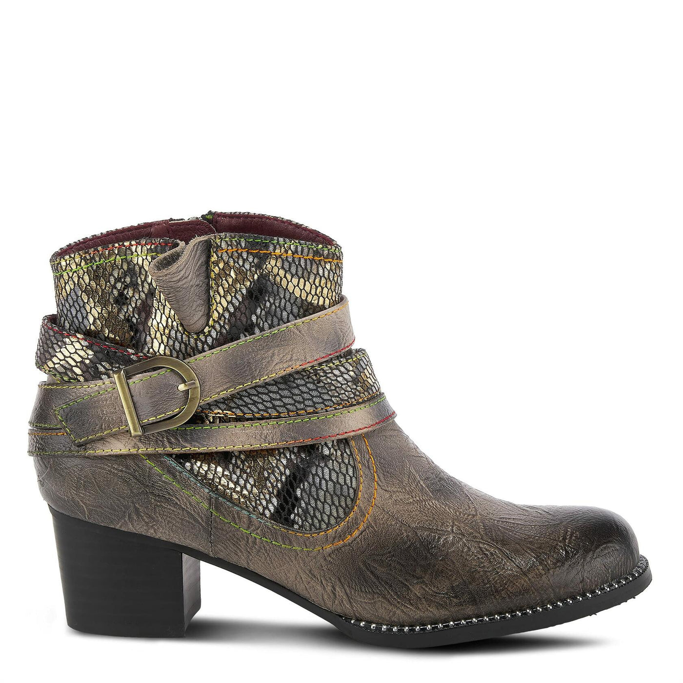 Spring Step L'Artiste Women's Zhamsha-Shine Grey Multi EU 38 / US 7.5-8