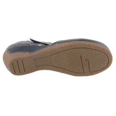 Spring Step L'Artiste Gloss-Pansy Mary Jane Shoes for Women - Ladies Shoes with Hooks and Loops Closure - Womens Shoes for Outdoor, Casuals, Wedding - Black EU 41 / US 9.5-10