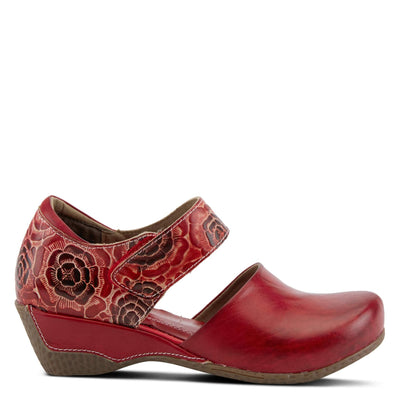 Spring Step L'Artiste Gloss-Pansy Mary Jane Shoes for Women - Ladies Shoes with Hooks and Loops Closure - Womens Shoes for Outdoor, Casuals, Wedding - Red EU 39 / US 8.5