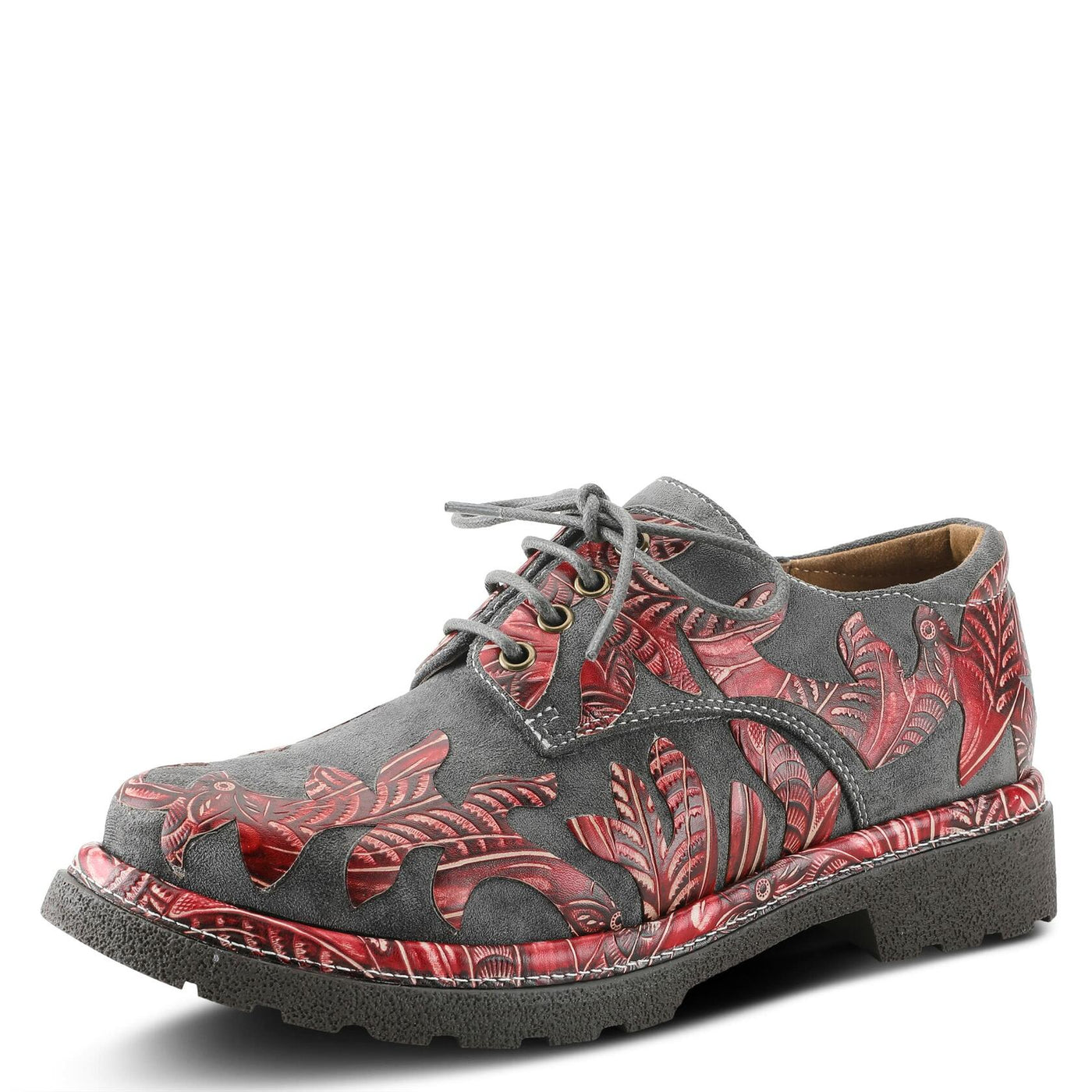 Spring Step L'Artiste Women's Jigsaw Sneaker Grey Multi EU 40 / US 9