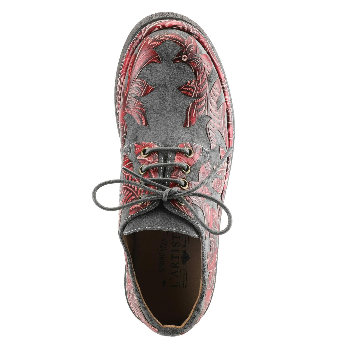 Spring Step L'Artiste Women's Jigsaw Sneaker Grey Multi EU 35 / US 5