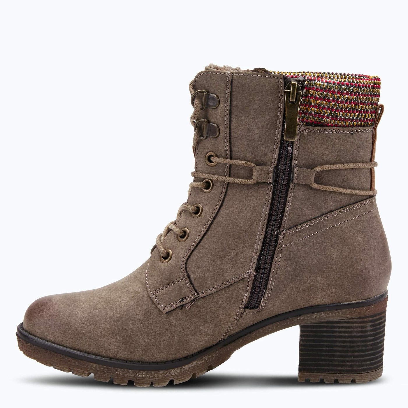 Spring Step Women's HELLEWN Combat Boot, Taupe, 42 M EU Medium EU (US 10.5 11 US)