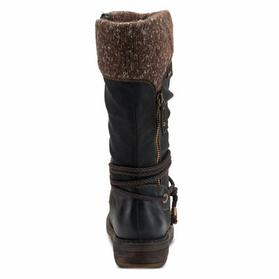 Spring Step womens Mid Calf Boot, Black, 9.5-10 US