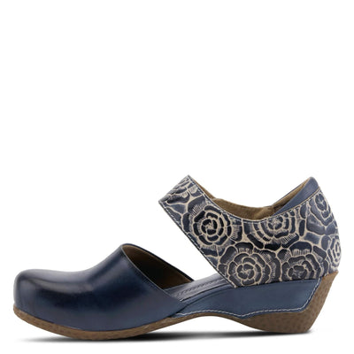 Spring Step L'Artiste Gloss-Pansy Mary Jane Shoes for Women - Ladies Shoes with Hooks and Loops Closure - Womens Shoes for Outdoor, Casuals, Wedding - Navy EU 42 / US 10.5-11