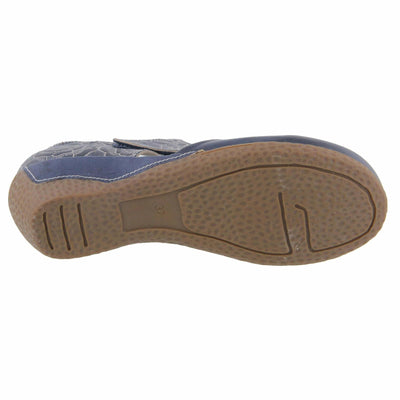 Spring Step L'Artiste Gloss-Pansy Mary Jane Shoes for Women - Ladies Shoes with Hooks and Loops Closure - Womens Shoes for Outdoor, Casuals, Wedding - Navy EU 42 / US 10.5-11