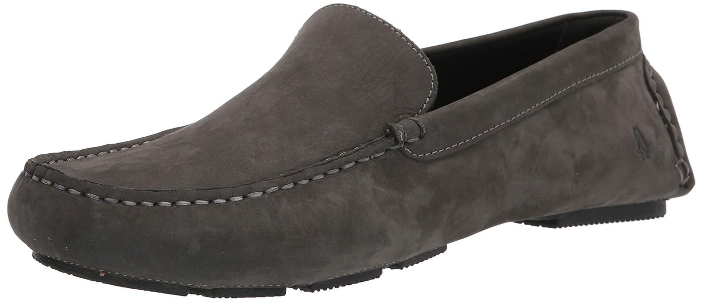 Hush Puppies Men's Monaco II Driving Style Loafer, Black Leather, 10