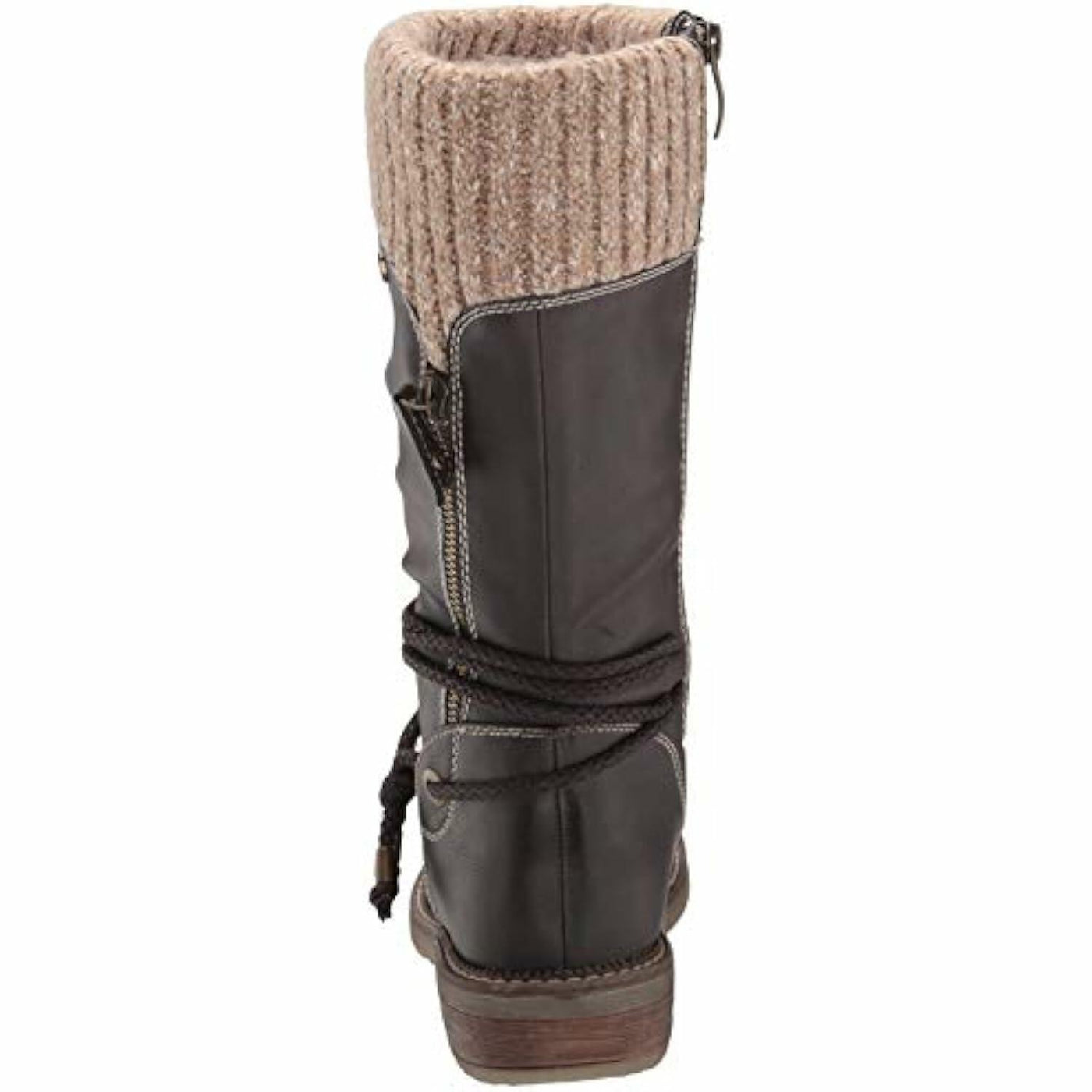 Spring Step womens Mid Calf Boot, Dark Brown, 7.5-8 US