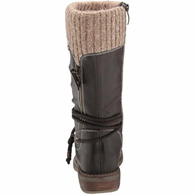 Spring Step womens Mid Calf Boot, Dark Brown, 7.5-8 US