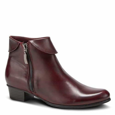 Spring Step Women's Stockholm Low-Shaft Pull-On Bootie Pull-On Bootie Brown Nubuck EU 39/8.5