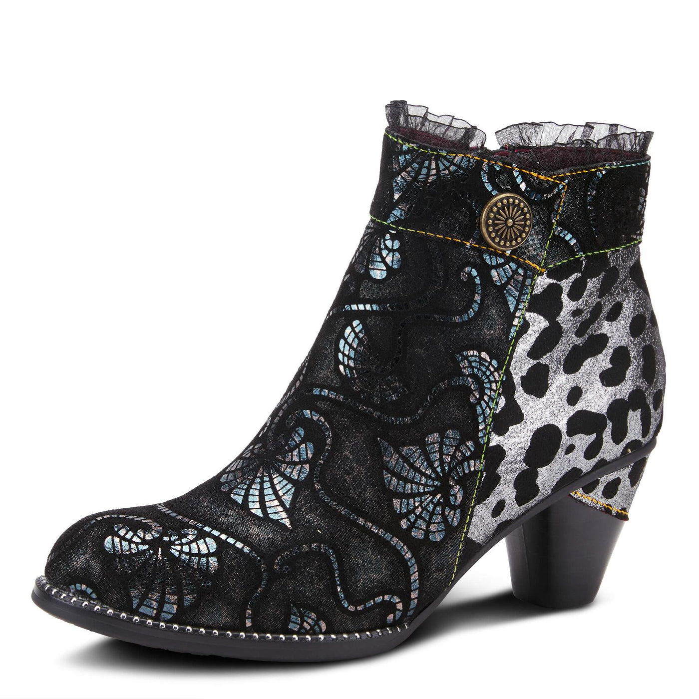 Spring Step L'Artiste Women's Dessa Black Multi EU 38 / US 7.5-8