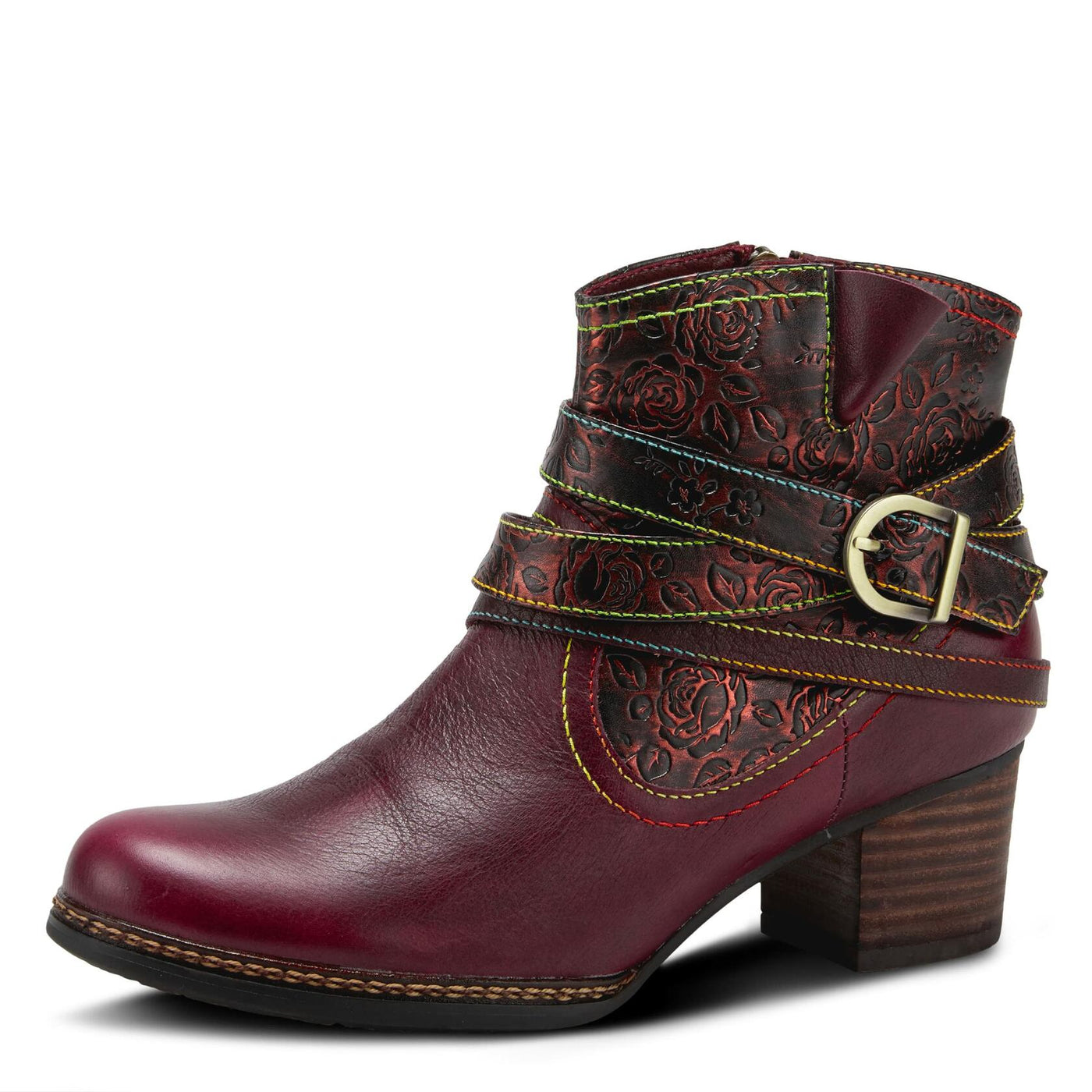 Spring Step L'Artiste Shazzam-Rose Women's Boot 37 M EU Bordeaux