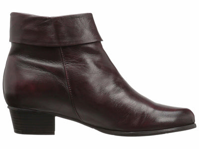 Spring Step Women's Stockholm Low-Shaft Pull-On Bootie Bordeaux EU 38/7.5-8