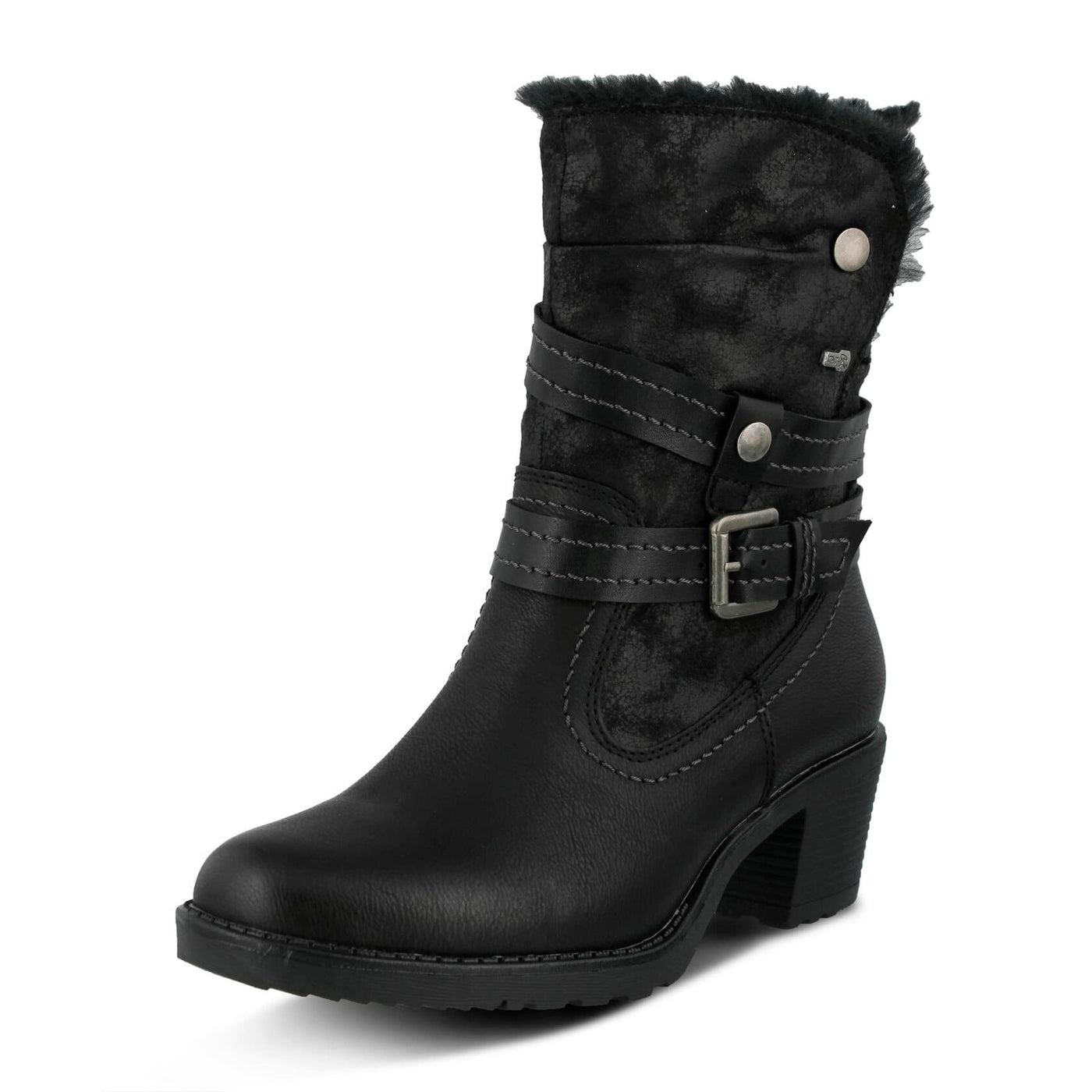 Spring Step Women's Boisa Winter Boot, Black, 39 EU/8.5 M US