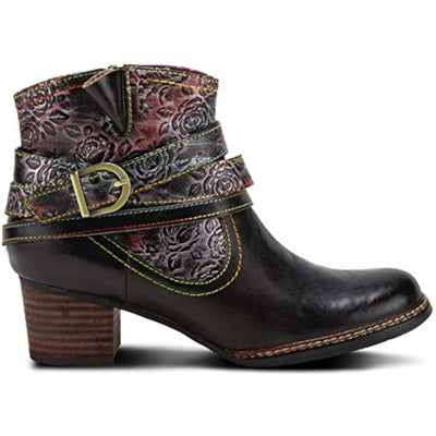 L'Artiste by Spring Step Shazzam-Rose Black Multi EU 36 (US Women's 5.5-6) M