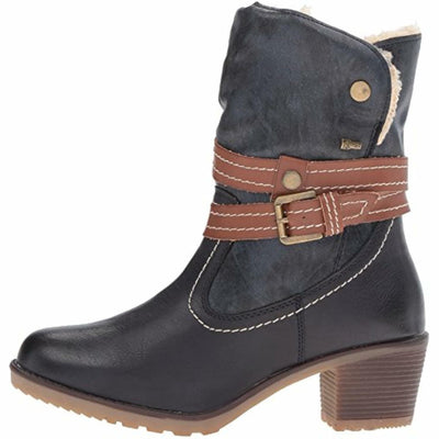 Spring Step Women's Boisa Winter Boot, Navy, 38 EU/7.5-8 M US
