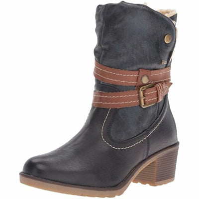 Spring Step Women's Boisa Winter Boot, Navy, 38 EU/7.5-8 M US