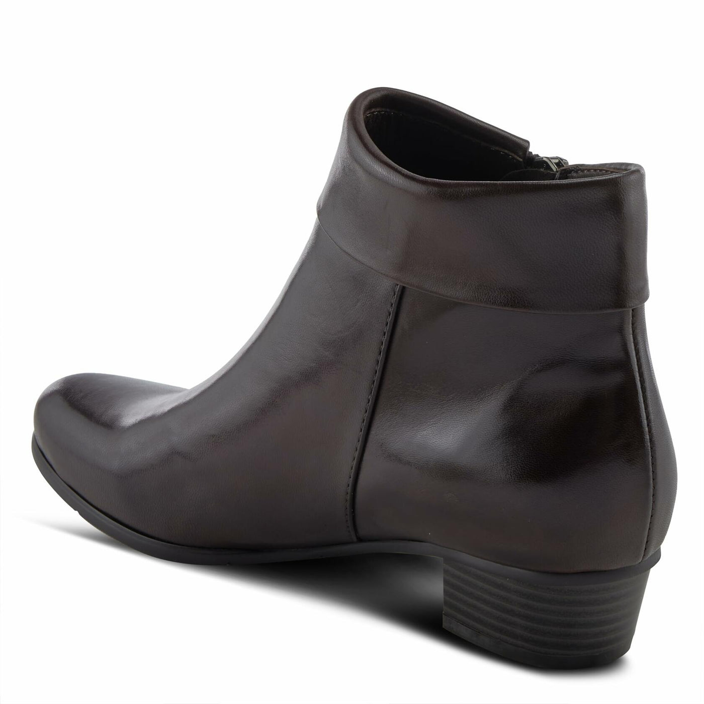 Spring Step Women's Stockholm Low-Shaft Pull-On Bootie Dark Brown EU 36/5.5-6